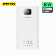 PISEN Mr White 21000mAh Power Bank – Portable Charger with Digital Display, White (TS-D294) - Pro iPhone Repair