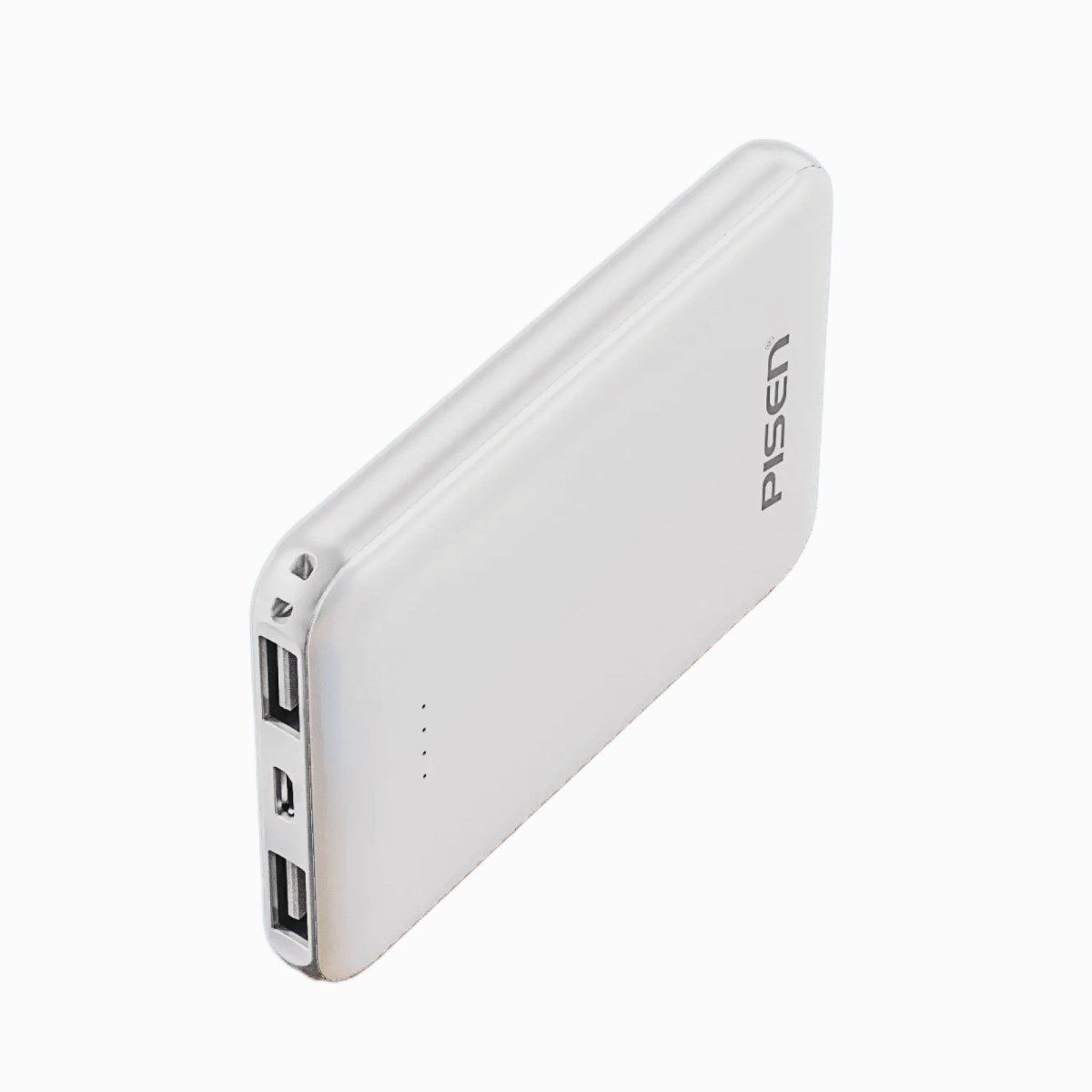 PISEN Mr White Mini 5000mAh Power Bank – Compact Portable Charger, White (TP-D34) - Pro iPhone Repair