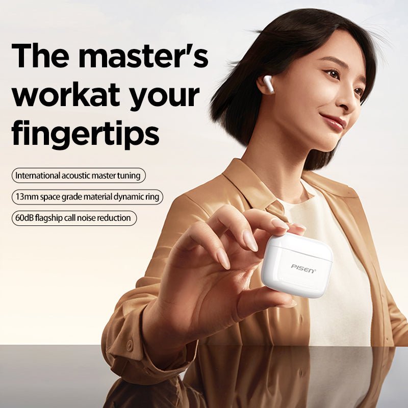 PISEN P1 Plus True Wireless Earbuds – Bluetooth In-Ear Headphones with Mic (BHD-TW6) - Pro iPhone Repair