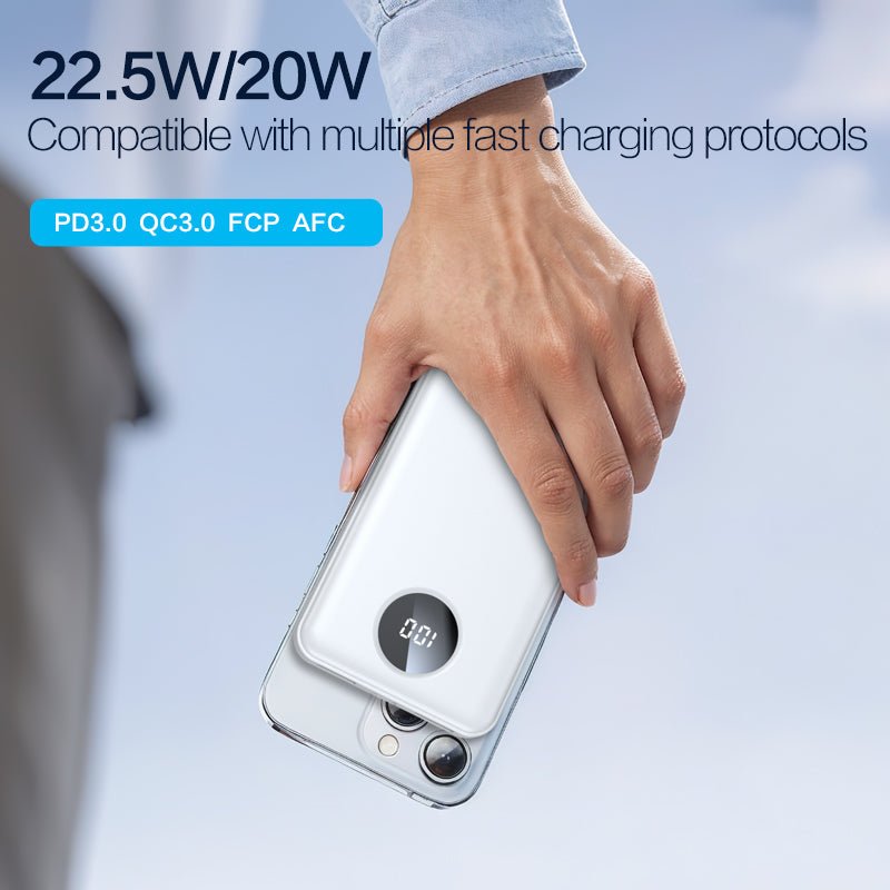 PISEN Power Cube 22.5W Power Bank 10500mAh – Fast Charger with Digital Display (TS-D300) - Pro iPhone Repair