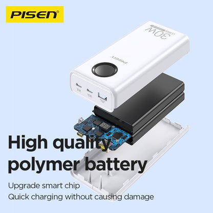 PISEN Power Cube 30W Power Bank 20000mAh – Fast-Charging Portable Charger (TS-D337) - Pro iPhone Repair