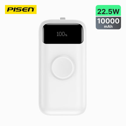 PISEN Power Flex 3-in-1 Power Bank 10000mAh 22.5W – Fast Charger with Built-In Cables (TP-D104) - Pro iPhone Repair