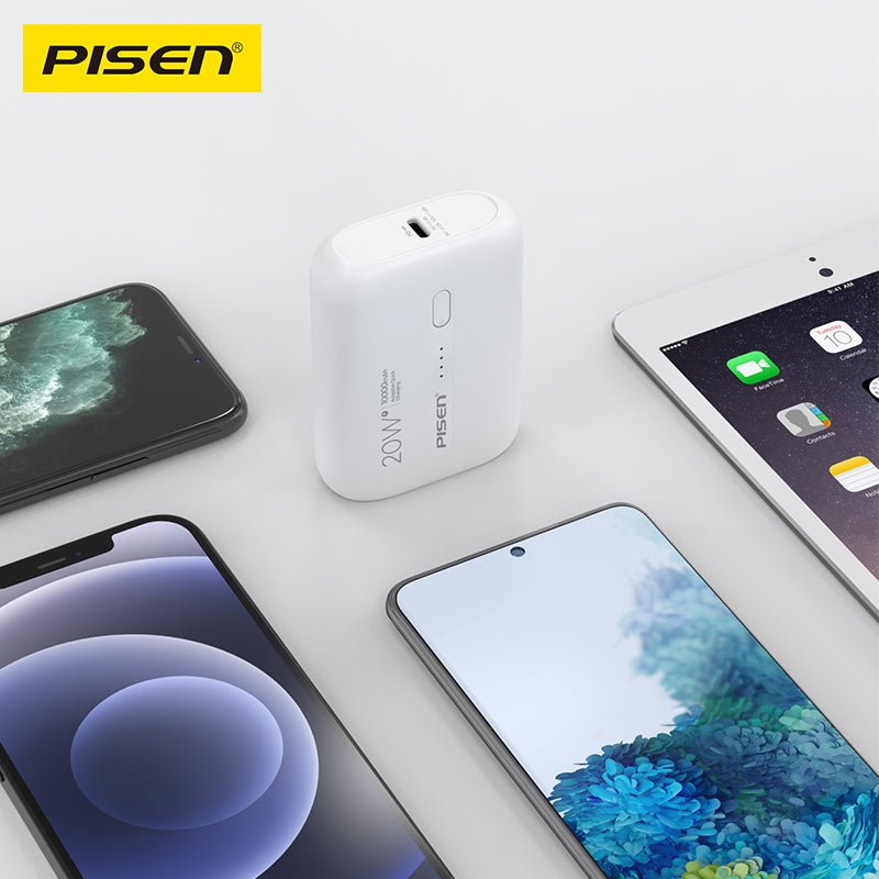 PISEN Power Tiny 20W Mini Power Bank 10000mAh – Compact Fast Portable Charger (TS-D304) - Pro iPhone Repair
