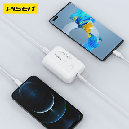 PISEN Power Tiny 20W Mini Power Bank 10000mAh – Compact Fast Portable Charger (TS-D304) - Pro iPhone Repair