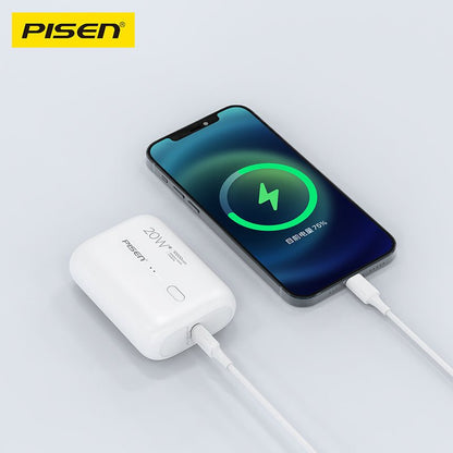 PISEN Power Tiny 20W Mini Power Bank 10000mAh – Compact Fast Portable Charger (TS-D304) - Pro iPhone Repair