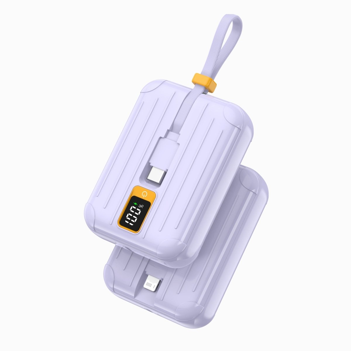 PISEN Power Tiny 22.5W Power Bank 10000mAh – Compact Charger with Dual Built-In Cables (TS-D326) - Pro iPhone Repair