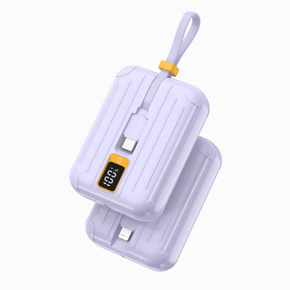PISEN Power Tiny 22.5W Power Bank 10000mAh – Compact Charger with Dual Built-In Cables (TS-D326) - Pro iPhone Repair