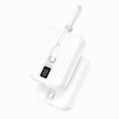 PISEN Power Tiny 22.5W Power Bank 10000mAh – Compact Charger with Dual Built-In Cables (TS-D326) - Pro iPhone Repair
