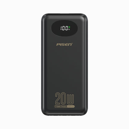 PISEN PowerLink 4-in-1 Power Bank 10000mAh – Fast Charger with Built-In Cables (TS-D342) - Pro iPhone Repair