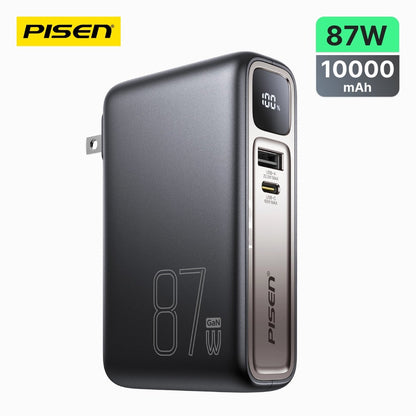 PISEN PRO 87W GaN Power Bank 10000mAh Kit – Fast Charger with Wall Adapter (TS-D319) - Pro iPhone Repair
