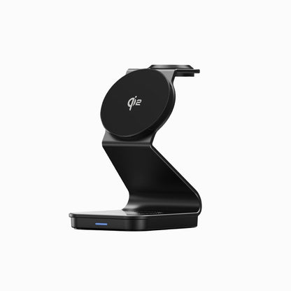 PISEN Qi2 Magnetic 3-in-1 Desktop Wireless Charger – MagSafe Dock for Phone, Watch & Earbuds (TP-C75) - Pro iPhone Repair