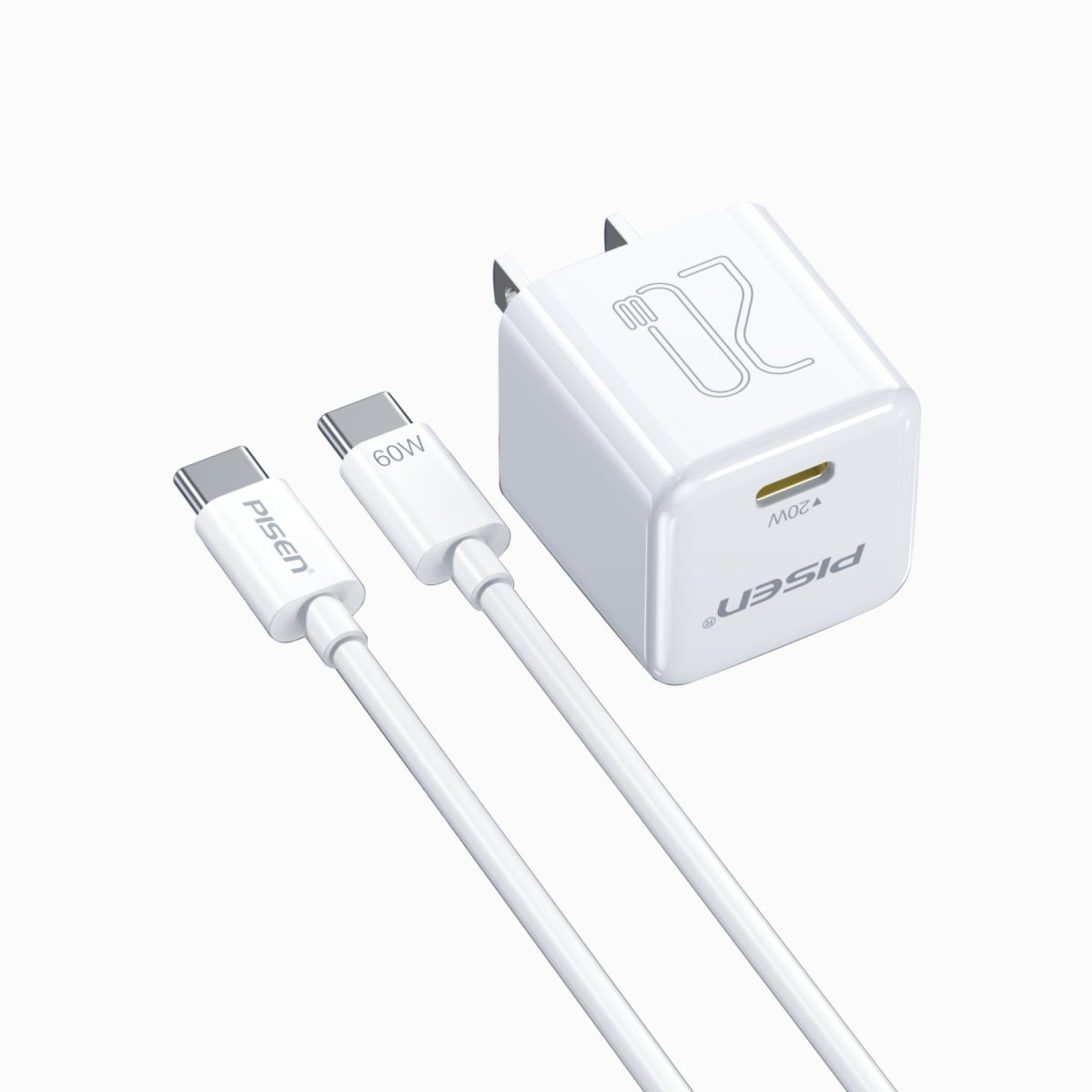 PISEN QUICK 20W PD Pudding Charger – Single-Port USB-C Fast Wall Charger (TP-C36) - Pro iPhone Repair