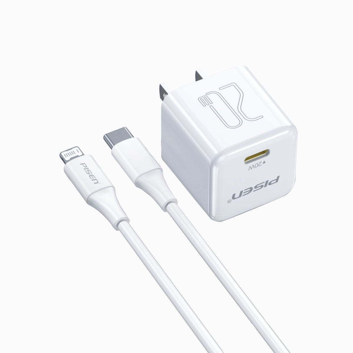 PISEN QUICK 20W PD Pudding Charger – Single-Port USB-C Fast Wall Charger (TP-C36) - Pro iPhone Repair