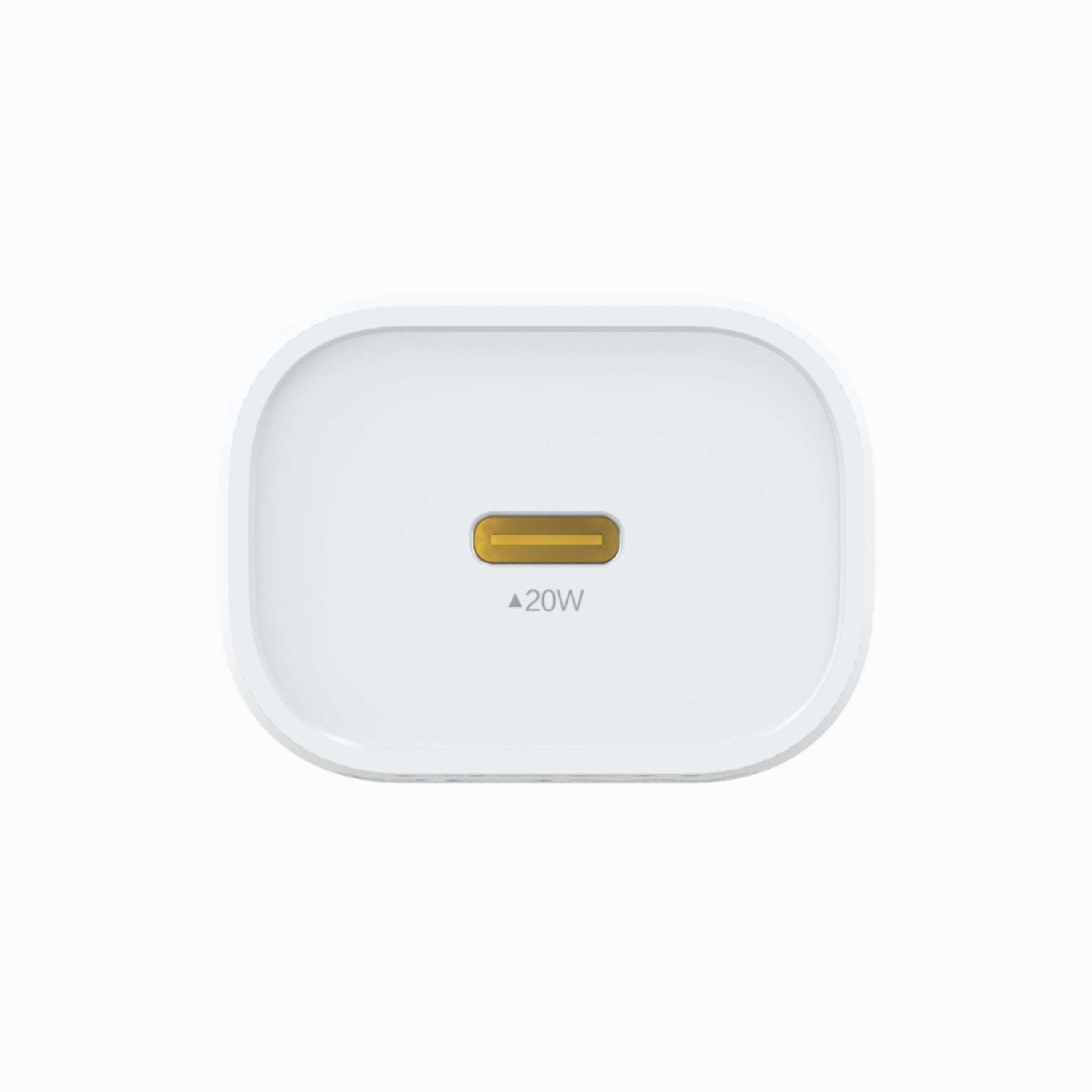 Top view of the PISEN QUICK 20W TS-C135A wall charger showing its single USB-C PD port