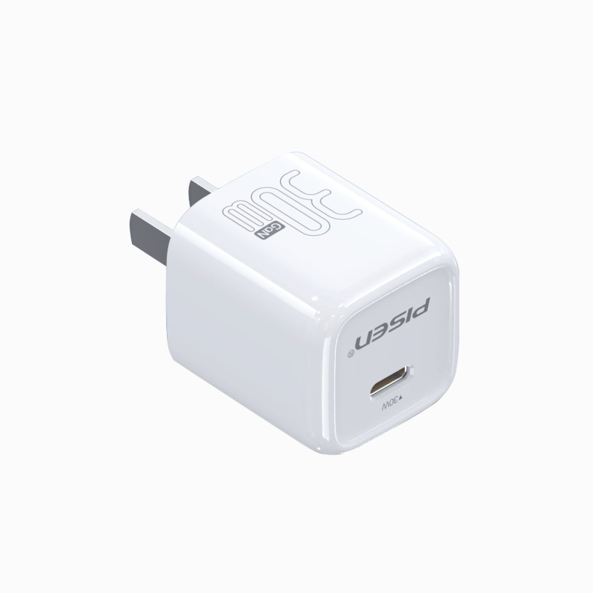PISEN QUICK 30W GaN Pudding Charger – Single-Port USB-C Fast Wall Charger, US Plug (TP-C72) - Pro iPhone Repair