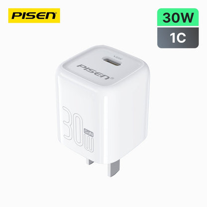 PISEN QUICK 30W GaN Pudding Charger – Single-Port USB-C Fast Wall Charger, US Plug (TP-C72) - Pro iPhone Repair