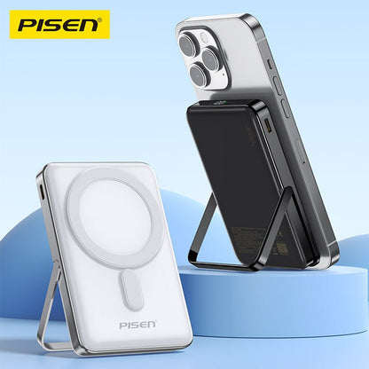 PISEN QUICK 30W Magnetic Wireless Power Bank 10000mAh – MagSafe Fast Portable Charger (TP-D080) - Pro iPhone Repair