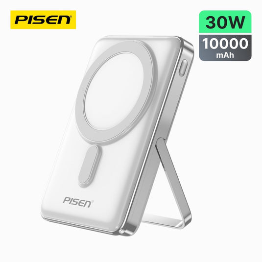 PISEN QUICK 30W Magnetic Wireless Power Bank 10000mAh – MagSafe Fast Portable Charger (TP-D080) - Pro iPhone Repair