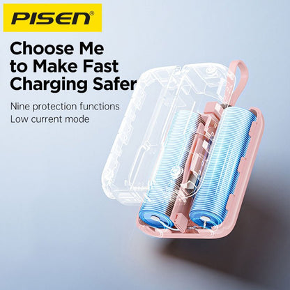 PISEN QUICK 30W Mini Power Bank with Dual Built-In Cables – Compact Fast Charger (TS-D373) - Pro iPhone Repair