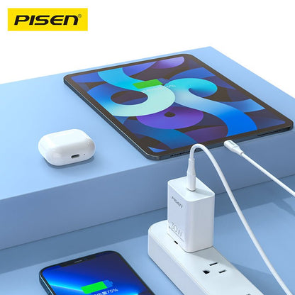 PISEN QUICK 30W PD Single-Port Charger – USB-C Fast Wall Charger, US Plug (TS-C160) - Pro iPhone Repair