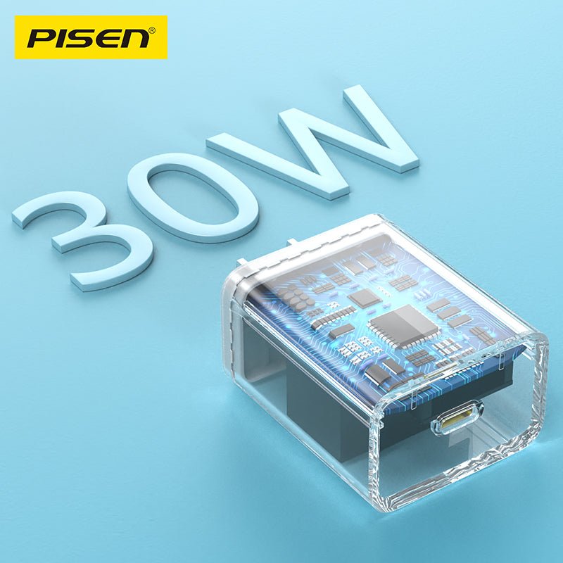 PISEN QUICK 30W PD Single-Port Charger – USB-C Fast Wall Charger, US Plug (TS-C160) - Pro iPhone Repair
