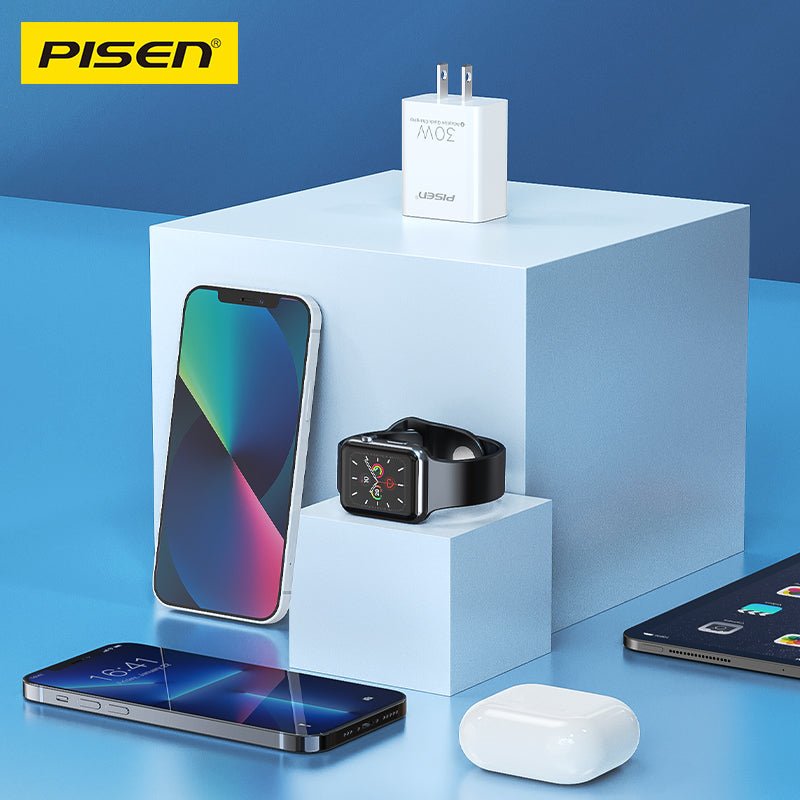 PISEN QUICK 30W PD Single-Port Charger – USB-C Fast Wall Charger, US Plug (TS-C160) - Pro iPhone Repair