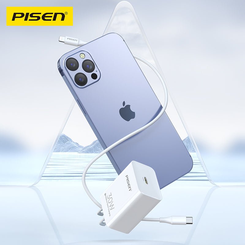 PISEN QUICK 30W PD Single-Port Charger – USB-C Fast Wall Charger, US Plug (TS-C160) - Pro iPhone Repair