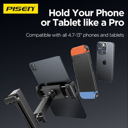 PISEN Rear-Seat Tablet & Phone Car Holder – Metal Headrest Mount (TP-CZ05) - Pro iPhone Repair