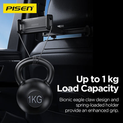 PISEN Rear-Seat Tablet & Phone Car Holder – Metal Headrest Mount (TP-CZ05) - Pro iPhone Repair