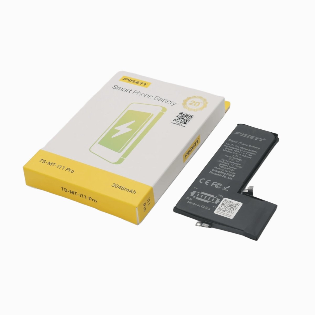 PISEN Replacement Battery for iPhone 11 Pro – Built-In Internal Phone Battery (I11 Pro) - Pro iPhone Repair