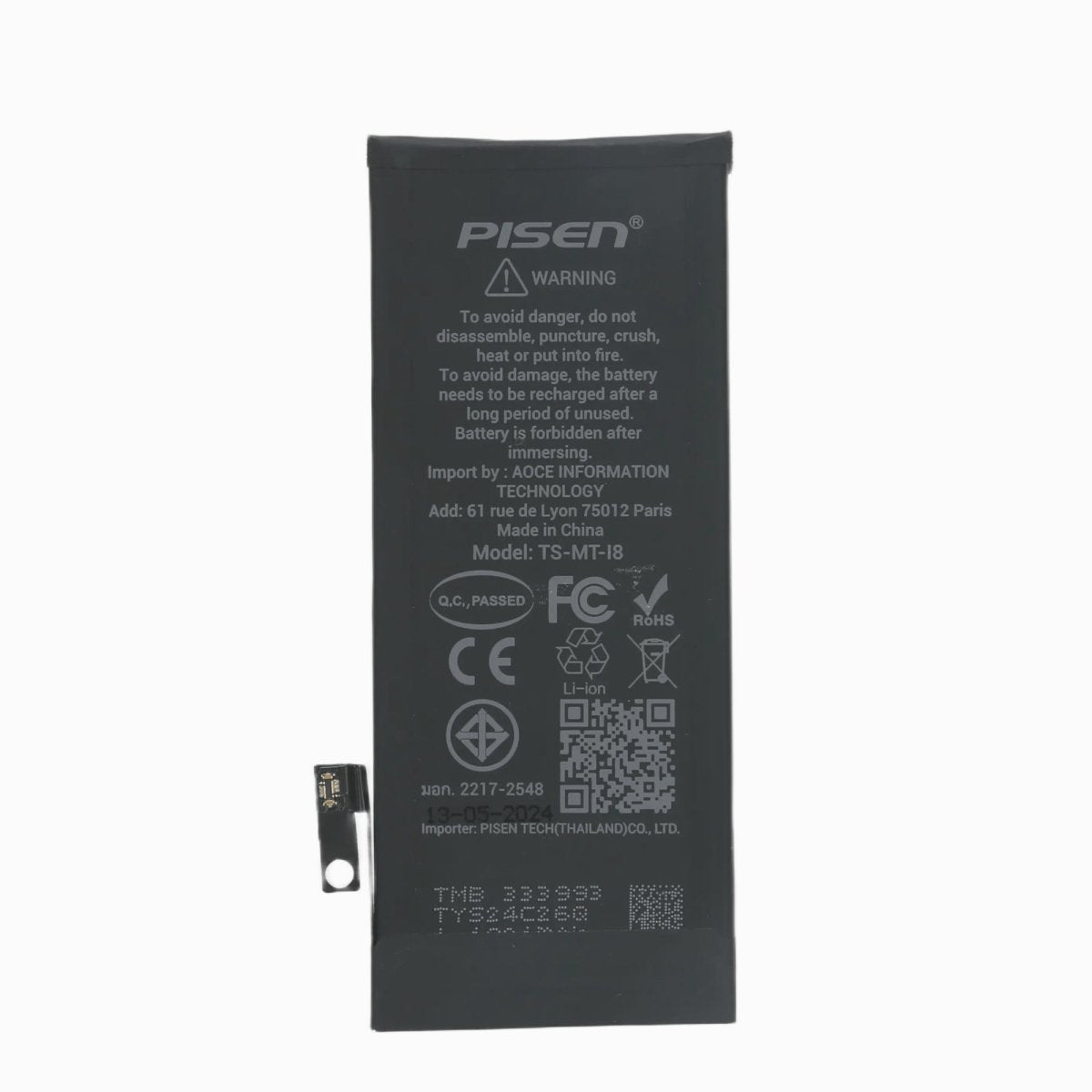 PISEN Replacement Battery for iPhone 8 – Built-In Internal Phone Battery (I8) - Pro iPhone Repair