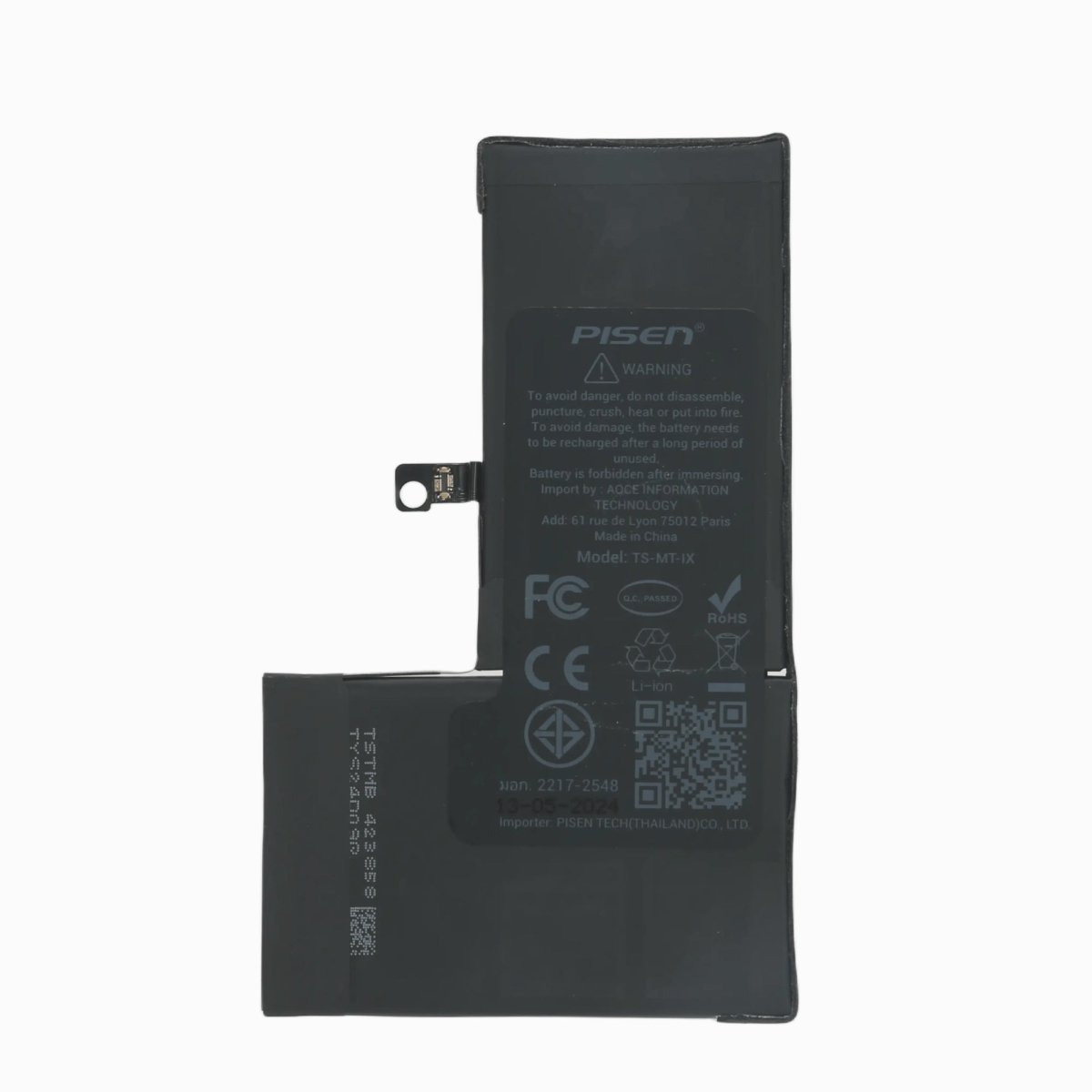 PISEN Replacement Battery for iPhone X – Built-In Internal Phone Battery (IX) - Pro iPhone Repair