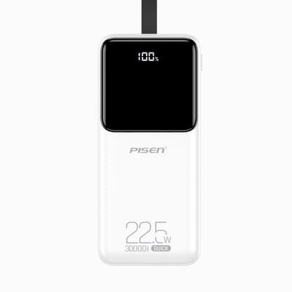 PISEN Semi-Mirror 22.5W Power Bank 30000mAh – High-Capacity Fast Portable Charger (TP-D040) - Pro iPhone Repair