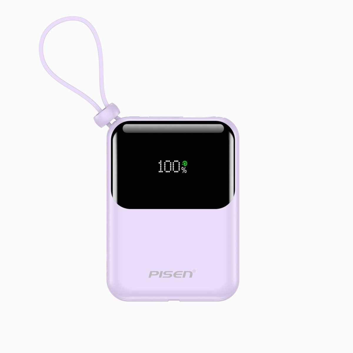 PISEN Sunny Power 22.5W Mini Power Bank 10000mAh – Compact Charger with Two Built-In Cables (TP-D096) - Pro iPhone Repair
