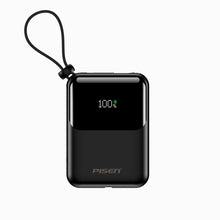 PISEN Sunny Power 22.5W Mini Power Bank 10000mAh – Compact Charger with Two Built-In Cables (TP-D096) - Pro iPhone Repair