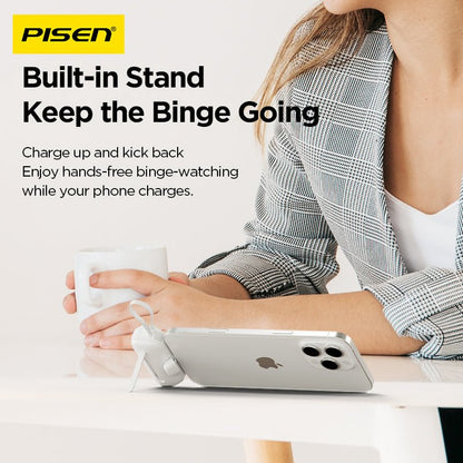 PISEN Tiny 15W Mini Power Bank 5000mAh – Compact Pocket Portable Charger (TP-D180) - Pro iPhone Repair