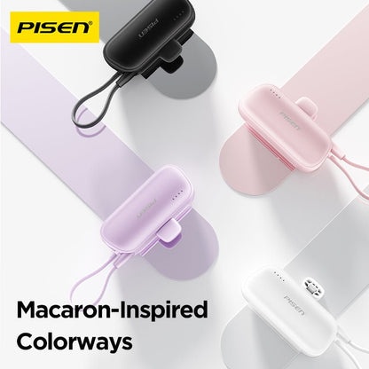 PISEN Tiny 15W Mini Power Bank 5000mAh – Compact Pocket Portable Charger (TP-D180) - Pro iPhone Repair