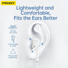 PISEN Type-C Semi-In-Ear Wired Earphones – Stereo USB-C Earbuds with Mic (TP-CP03) - Pro iPhone Repair