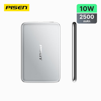 PISEN Ultra-Slim Magnetic Power Bank 2500mAh 10W – MagSafe Wireless Portable Charger (TS-LDC06) - Pro iPhone Repair