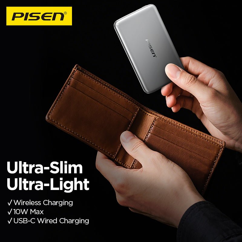 PISEN Ultra-Slim Magnetic Power Bank 2500mAh 10W – MagSafe Wireless Portable Charger (TS-LDC06) - Pro iPhone Repair