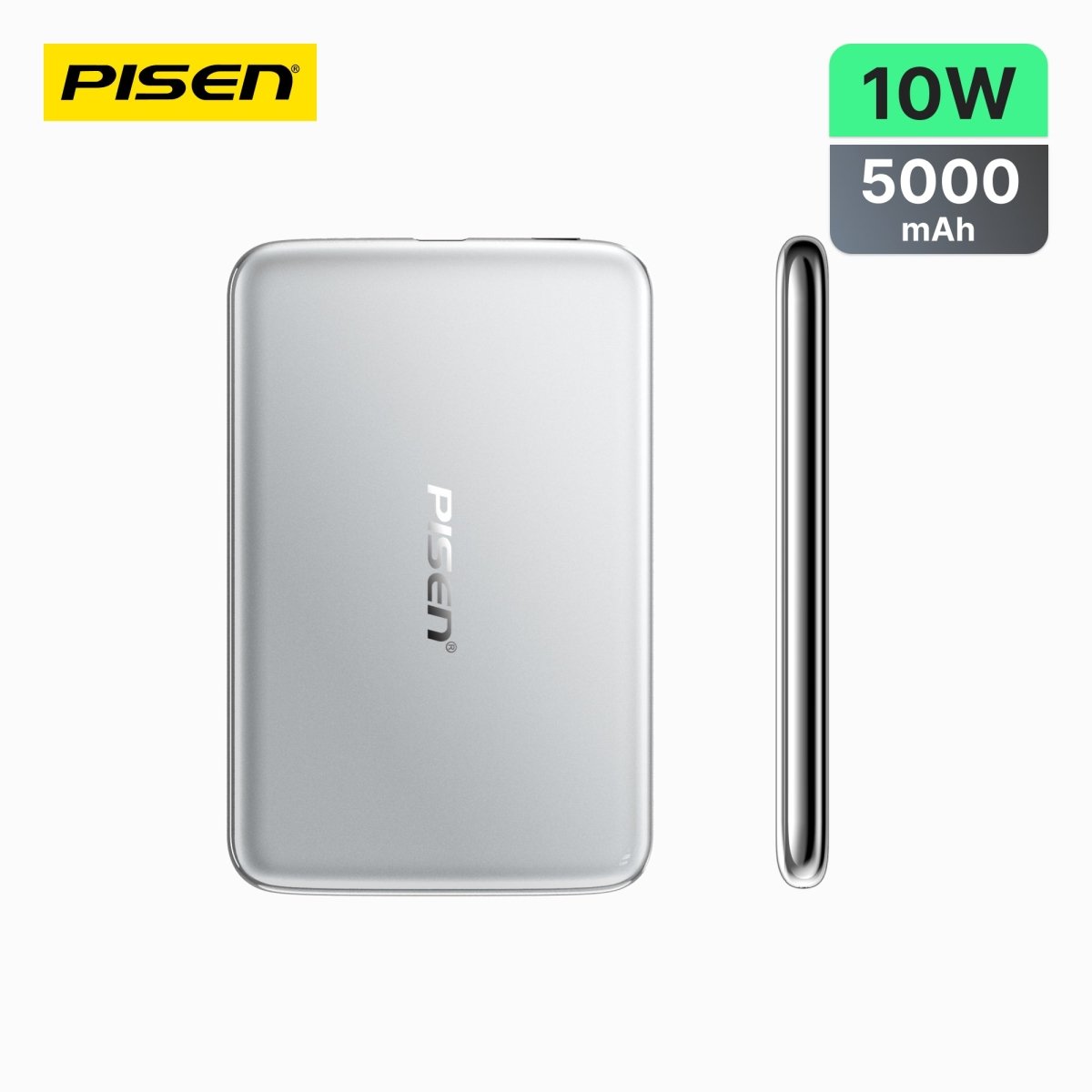 PISEN Ultra-Slim Magnetic Power Bank 5000mAh 10W – MagSafe Wireless Portable Charger (TS-LDC07) - Pro iPhone Repair