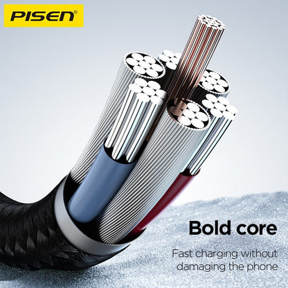 QUICK Platinum USB-C to Lightning Cable 1m PISEN PD Fast-Charging iPhone Cable (CL-PD09-1000) - Pro iPhone Repair