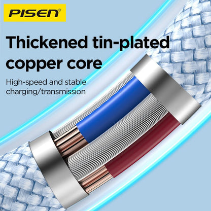 QUICK USB-C to Lightning Braided Cable (27W) PISEN PD Fast-Charging iPhone Cable (CL-PD10) - Pro iPhone Repair