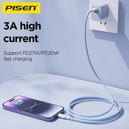 QUICK USB-C to Lightning Braided Cable (27W) PISEN PD Fast-Charging iPhone Cable (CL-PD10) - Pro iPhone Repair