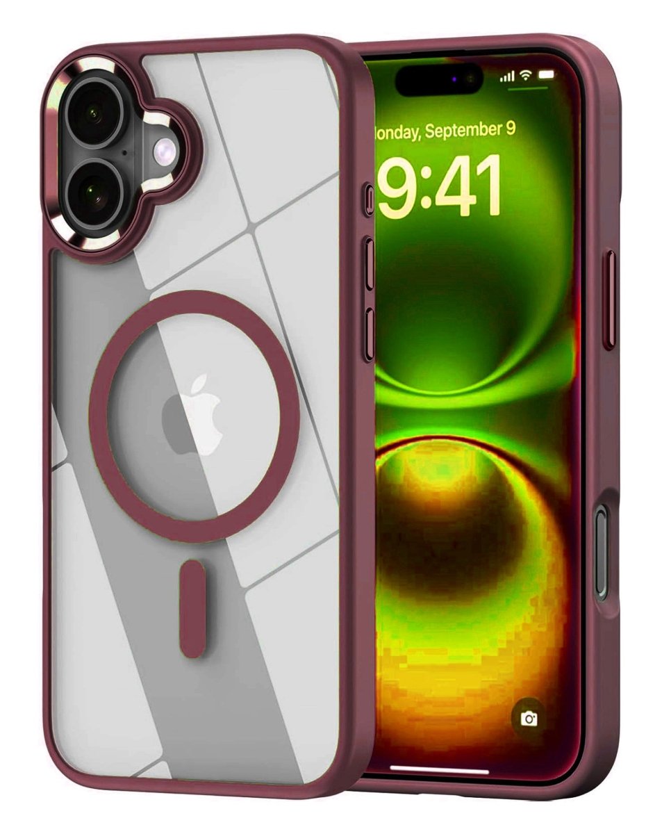 Shiny Magnetic Clear Case - Cherry for iPhone 17 Phone Case - Pro iPhone Repair