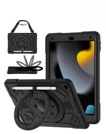 Shockproof Heavy Duty Stand Case with Pen Slot - Black for iPad 10.2" (7th / 8th / 9th) / Air 3 / Pro 10.5 iPad Case - Pro iPhone Repair