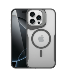 Slim Clear MagSafe Case with Color Bumper - Gray for iPhone 15 Pro Max Phone Case - Pro iPhone Repair