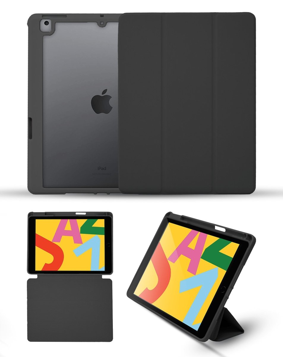 Smart Full Body Magnet Cover - Black for iPad 10.2" (7th / 8th / 9th) iPad Case - Pro iPhone Repair