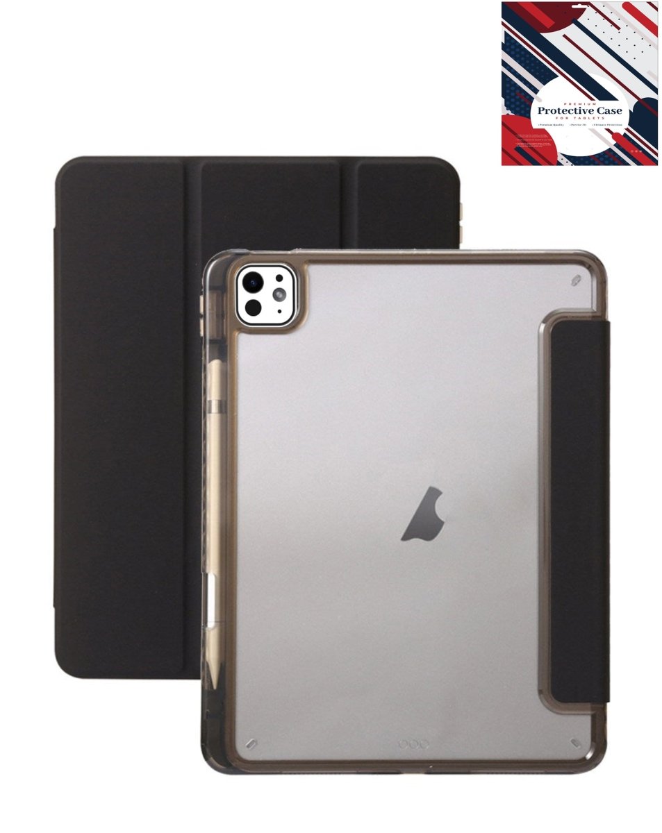 Smart Full Body Magnet Cover - Black for iPad Air 13 2024 / Pro 12.9 (3rd / 4th / 5th / 6th) iPad Case - Pro iPhone Repair