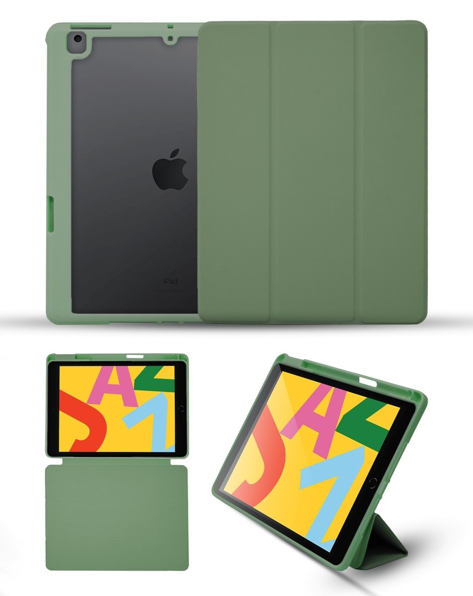 Smart Full Body Magnet Cover - Dark Green for iPad 10.2" (7th / 8th / 9th) iPad Case - Pro iPhone Repair